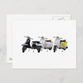 lambretta postkarte (Vorne/Hinten)