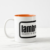 Lambrettista Logo-Tasse Zweifarbige Tasse (Links)