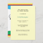 Lambs Baby Dusche Einladung (Vorne/Hinten)