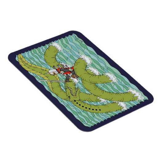 Lambton Worm Magnet (Rechte Seite)