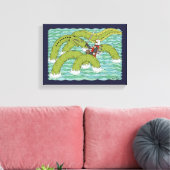 Lambton Worm und Knight Leinwanddruck (Insitu (Wohnzimmer))