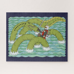 Lambton Worm und Knight Puzzle