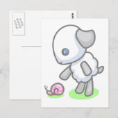 Lamby-Pie Snail Mail Postkarte (Vorne/Hinten)