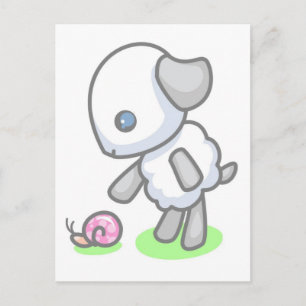 Lamby-Pie Snail Mail Postkarte