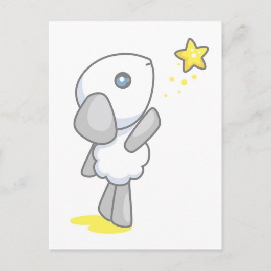 Lamby-Pie's Wish Postkarte (Vorderseite)