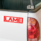 Lame Briefmarke Autoaufkleber (Auf Lkw)