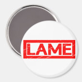 Lame Briefmarke Magnet (Vorderseite/Rückseite)