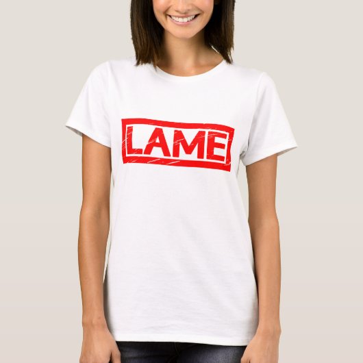 Lame Briefmarke T-Shirt (Vorderseite)