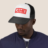 Lame Briefmarke Truckerkappe (Beispiel)