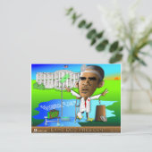 Lame Doc Präsident Postkarte (Stehend Vorderseite)