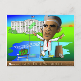 Lame Doc Präsident Postkarte