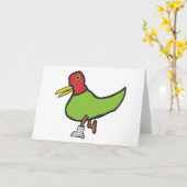 Lame Duck Karte (Gelbe Blume)