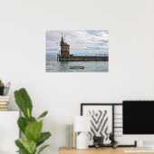 Lame Konstanz Deutschland, Leuchtturm Poster (Heimbüro)