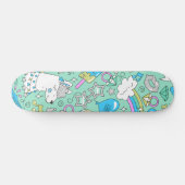 Lamellenmuster 2 skateboard (Horizontal)