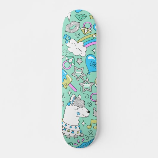 Lamellenmuster 2 skateboard (Vorne)