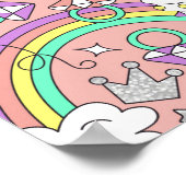 Lamellenmuster 3 poster (Ecke)