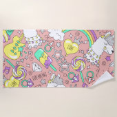 Lamellenmuster 3 strandtuch (Vorderseite)