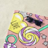 Lamellenmuster 3 strandtuch (Beispiel)