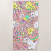 Lamellenmuster 3 strandtuch (Vorderseite)