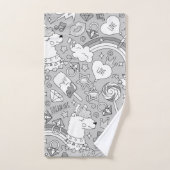 Lamellenmuster 4 badhandtuch set (Handtuch)