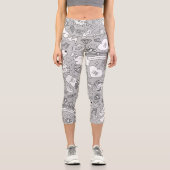 Lamellenmuster 4 capri leggings (Vorderseite)