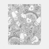 Lamellenmuster 4 fleecedecke (Vorderseite)