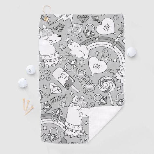 Lamellenmuster 4 golfhandtuch (Insitu)