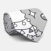 Lamellenmuster 4 krawatte (Gerollt)
