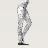 Lamellenmuster 4 leggings (Rechts)