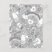 Lamellenmuster 4 postkarte (Vorderseite)