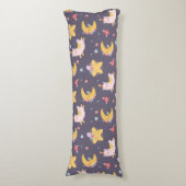 Lamellenmuster Seitenschläferkissen (Vorderseite Vertikal)