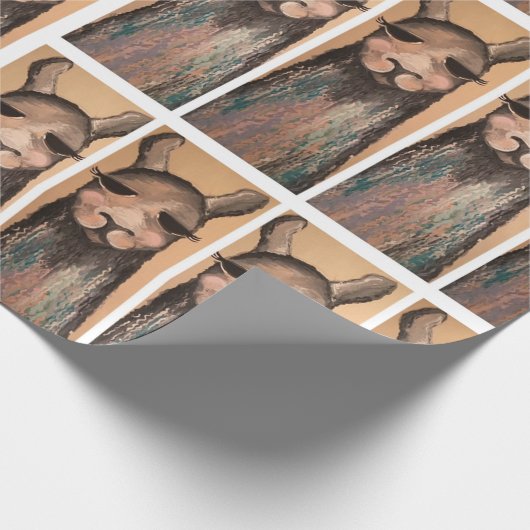 Lamellenpapier Geschenkpapier (Ecke)