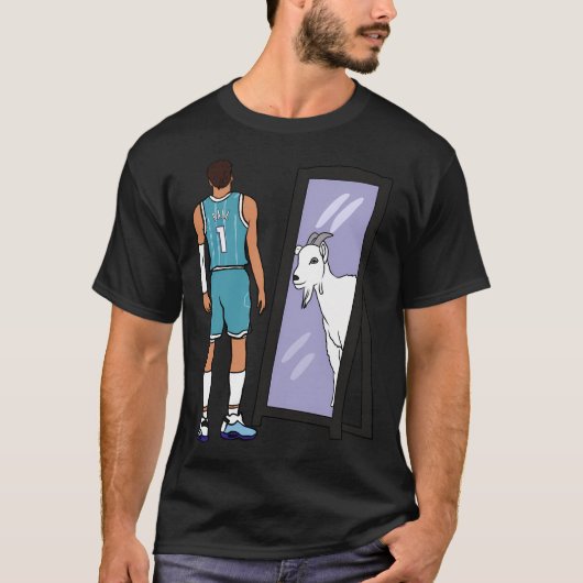 Lamelo Ball Mirror Ziege T-Shirt (Vorderseite)