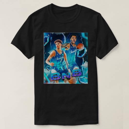 LaMelo Ball x Miles Bridges T-Shirt (Design vorne)