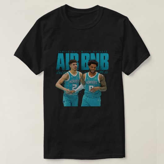 LaMelo Ball x Miles Bridges T-Shirt (Design vorne)