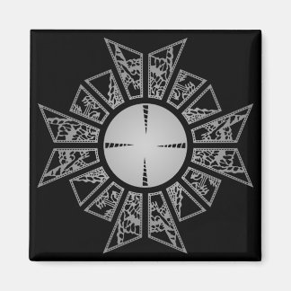 Lamenstern silber magnet