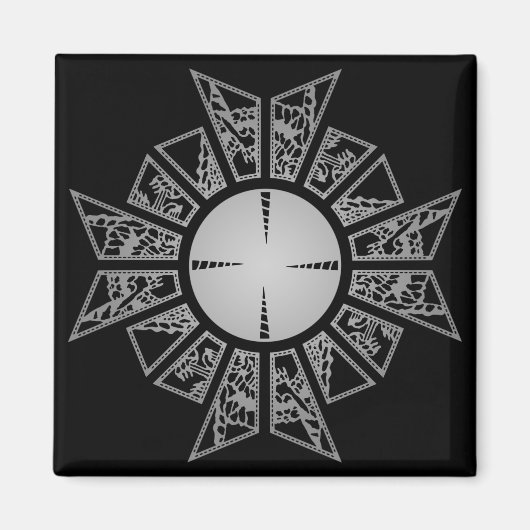 Lamenstern silber magnet (Vorne)