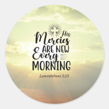 Lamentations 3:23 His Mercies New Every Morning 