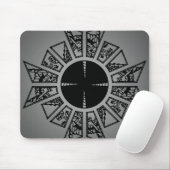 Lamentsterngrau Mousepad (Mit Mouse)
