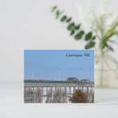 Lameque Wind Turbines Postkarte (Stehend Vorderseite)
