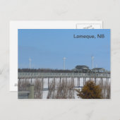Lameque Wind Turbines Postkarte (Vorne/Hinten)
