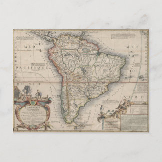 L'Amerique Meridionale (1689) Postkarte