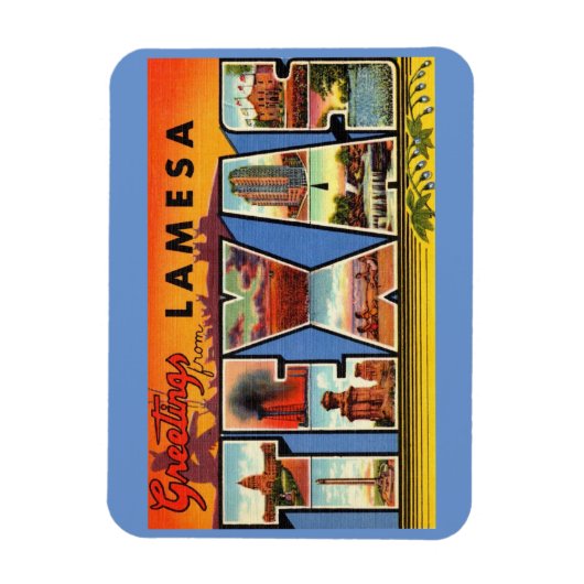 Lamesa, Texas Magnet (Vertikal)