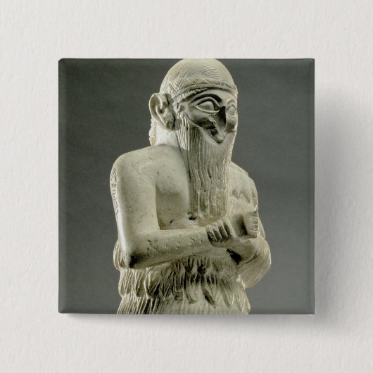 Lamgi-Mari, König von Mari, mittlerer Euphrat, Button (Vorderseite)