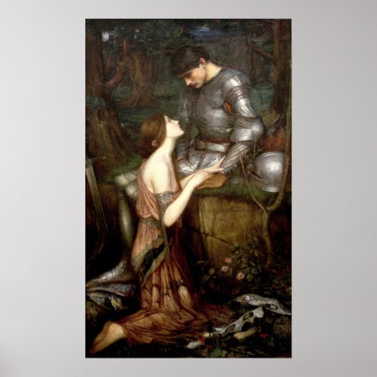 Lamia (1905) von John Waterhouse Poster (Vorne)