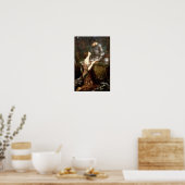 Lamia (1905) von John Waterhouse Poster (Küche)