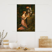 Lamia and the Soldier by John William Waterhouse  Poster (Küche)