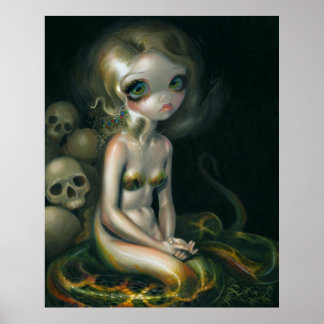 Lamia ART PRINT Vampire Schlange Schlange Poster