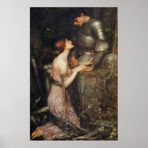 Lamia und der Soldat - John William Waterhouse Poster