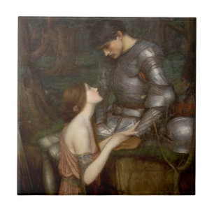Lamia und der Soldat von John William Waterhouse Fliese